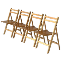 Jaren 70 Klapstoelen 4X Vintage Retro Klapstoel Prijs P/Stuk