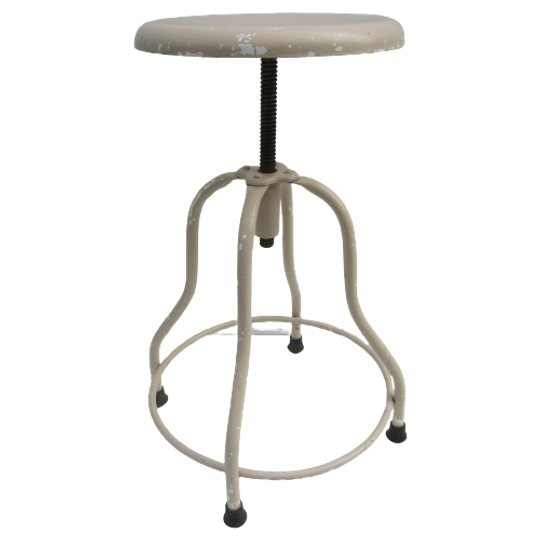 Ijzeren Industriele Vintage Kruk 1