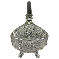 Vintage Kristalglas Bonbonnière