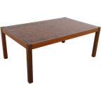 Vintage Salontafel Met Koperen Plaat 'rappestad' thumbnail 1