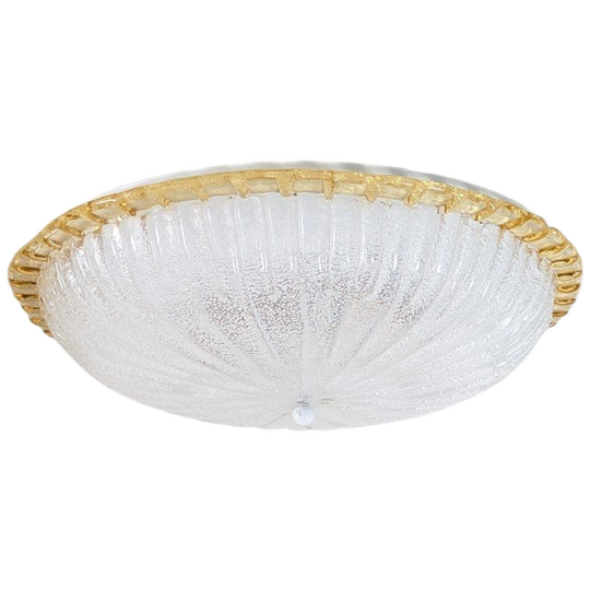 Murano Plafondlamp Jaren 80 – Vetro - (kg33) 1