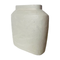Grote Zware Platte Vaas