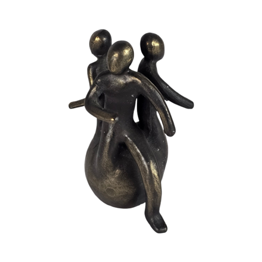 Brons - Beeldje - 'uit De Ring Stappen' - Maarten Benschop - 2000 1
