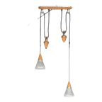 Retro Massive Design Plafondlamp Met Contragewichten thumbnail 1