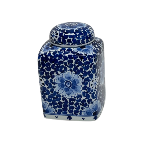 Delfts Blauw Porcelyne Fles Theebus