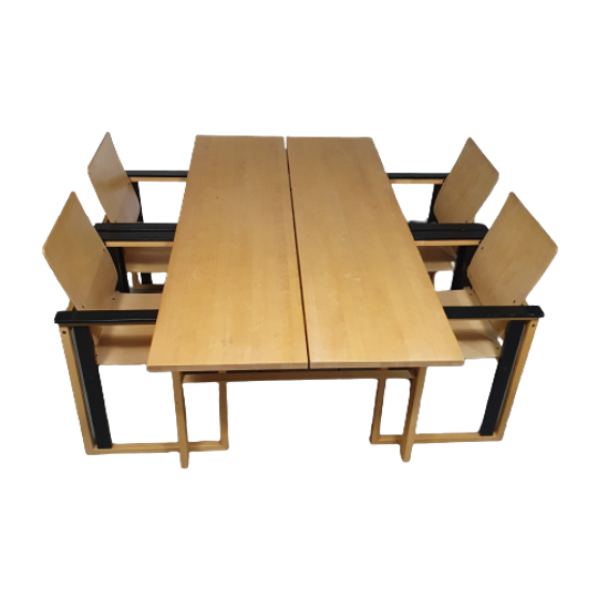 Extremely Rare Finnish Dining Set By Simo Heikkilä / Pentik. 1980s 1