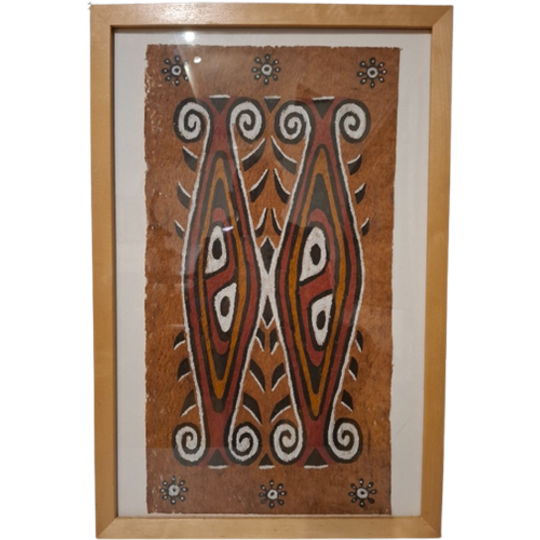 Zeldzame Kulit Kayu Boombastvel Doek Maro Tapa West-papua Indonesië 1
