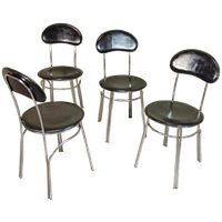 Set Van 4 Vintage Postmodern Italiaans Eetkamerstoelen