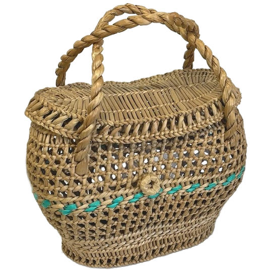Rieten/sisal Tas 1
