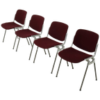 4 X Dsc Stoelen By Giancarlo Piretti For Castelli Jaren 70 thumbnail 1