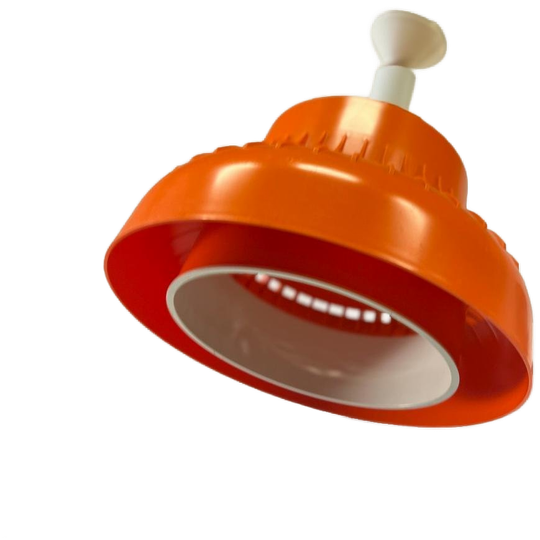 Vintage Oranje Space Age Hanglamp / Luster 1
