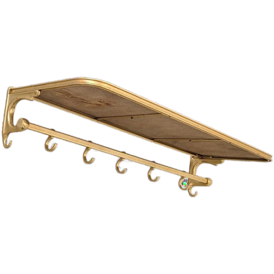 Kapstok – Trein Model – Verguld Aluminium - (kh39) 1