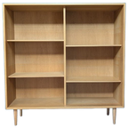 Midcentury Eiken Boekenkast Uit De Jaren 60, Zweeds thumbnail 1