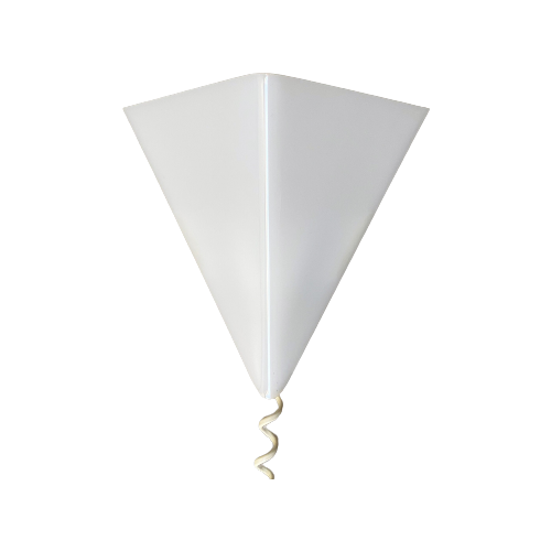 Driehoekige Vintage Plexiglas Wandlamp