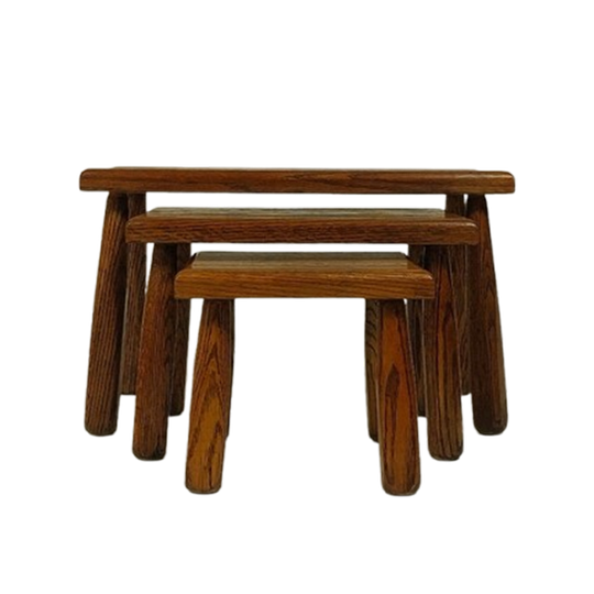 Set Van 3 Brutalist Bijzettafels 1