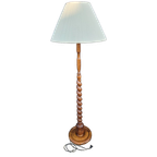 Vintage Turn Vloerlamp Hout ’60 Spindel Mid Century Japandi thumbnail 1