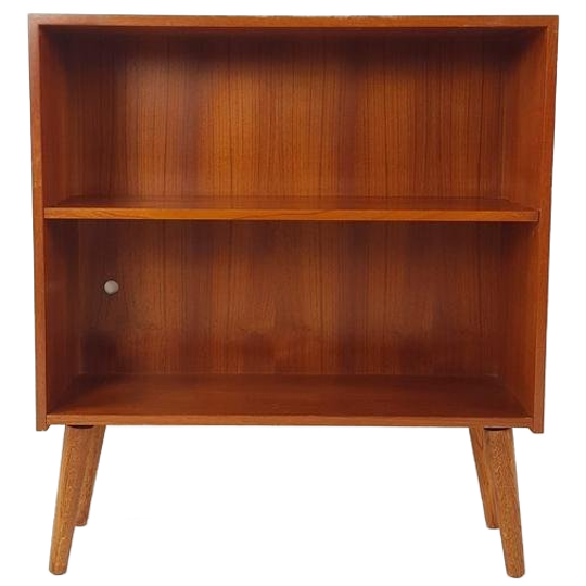 Vintage Deens Boekenkastje Teak | Klein Kastje 1