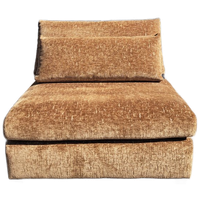 4x6 sofa - X2 Fauteuil Bronze Velours