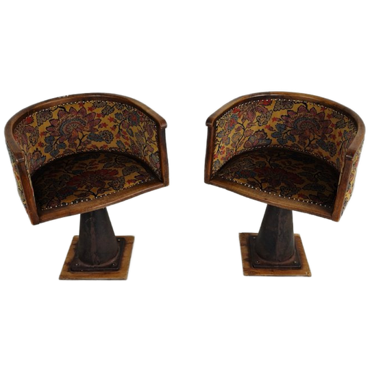 Unieke Draaibare Scheepsstoelen | Circa 1900–1920 1