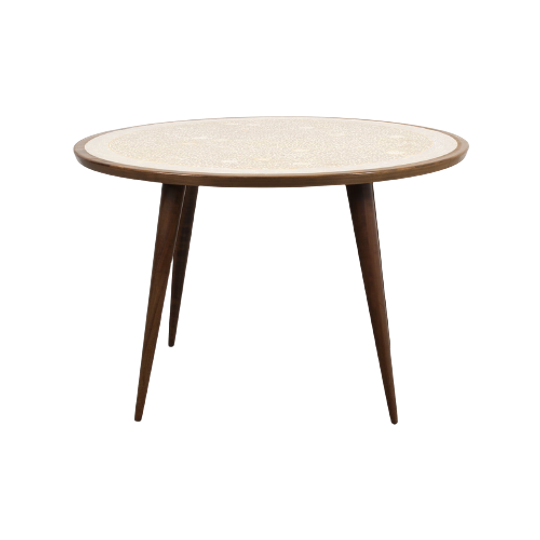 Grote Ronde Mozaiek Salontafel 65470 1
