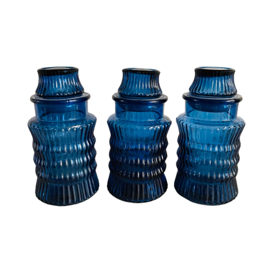 Blauwe Persglas Voorraadpotten 1