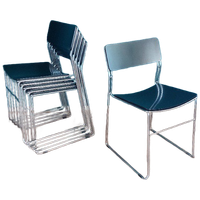 Set Van 6 Arrben Italy Sultana Eetkamerstoelen Vintage.