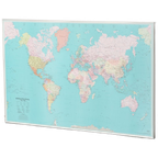 Officenow Landkaart, Wereld, 150 X 95 Cm thumbnail 1