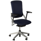 Comforto D7677 Bureaustoel, Blauw, 3D Armleggers thumbnail 1