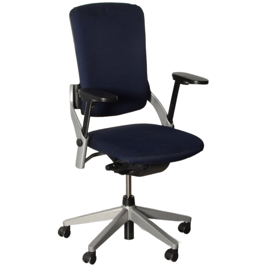 Comforto D7677 Bureaustoel, Blauw, 3d Armleggers 1