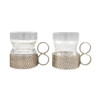 Set Iittala Tsaikka Theeglas Met Houder thumbnail 1
