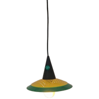 Memphis Milano Postmodern Hanglamp Design Geel Groen