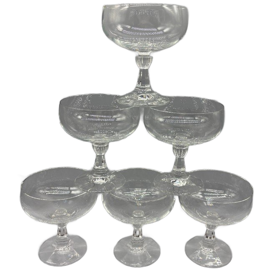 Set Champagne Coupes Edelkristal Schott Zwiesel 6 Stuks 1