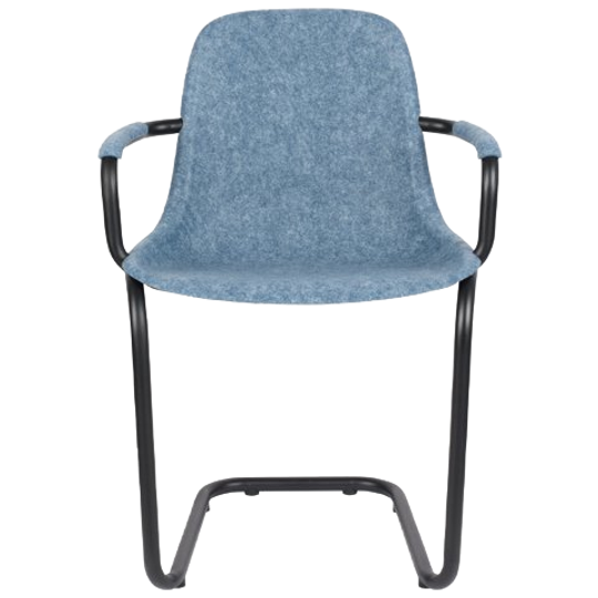 (set Van 2) Zuiver Thirsty Armstoel Blauw 1