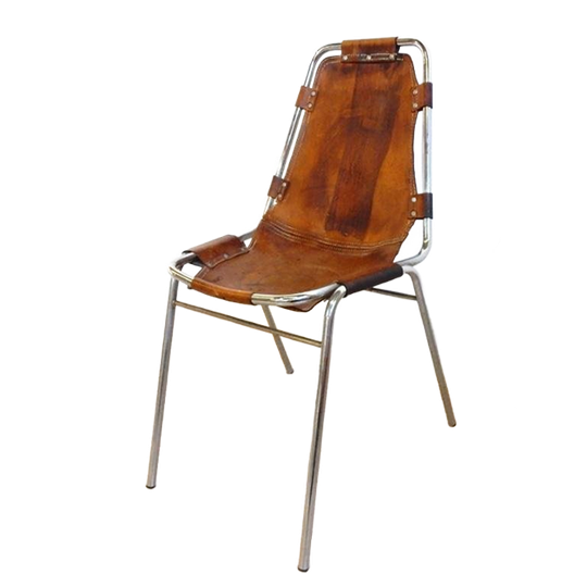 Vintage Stoel Les Arcs Charlotte Perriand Jaren 60 Dalvera 1