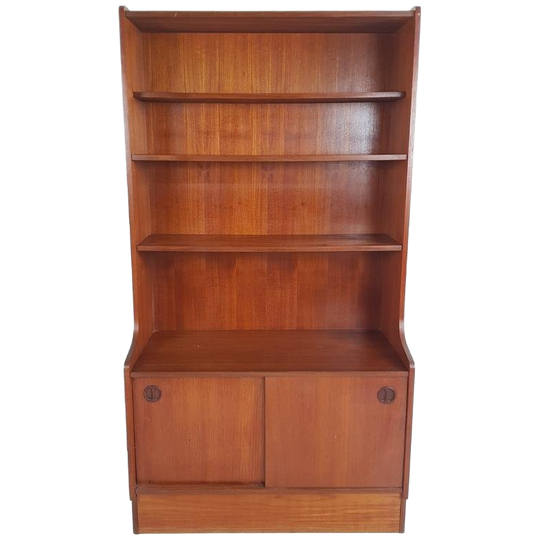 Vintage Deense Buffetkast | Wandkast Teak Fineer Keuken 1