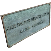 Pracht Reclame Plaquette Plaque Plaat Max Factor Nederland.