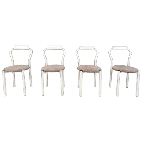 Vintage Dining Chairs By Calligaris, 1980s 1