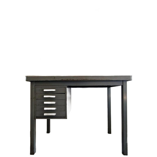 Vintage Metalen Bureau Bureautje Gispen Stijl 1