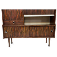 Vintage Highboard Wandmeubel Jaren 60 Rosewood Fineer