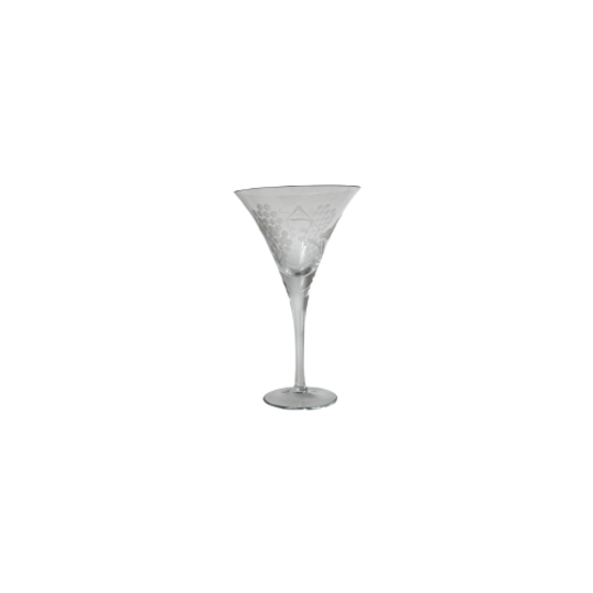 Martini-, Cocktail Glas Op Voet Helder Glas 1