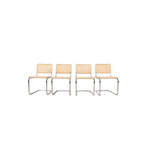 4 'S32' Thonet Chairs By Marcel Breuer