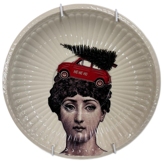 Handgemaakt Vintage Wandbord – Uniek Decoratief Bord 1