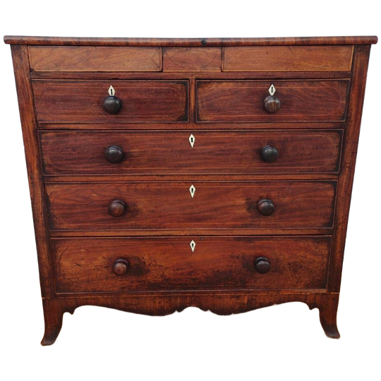 Vintage Georgian Antieke Commode Dressoir Ladekast, Wandkast 1
