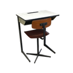 Vintage Marko Schoolsetje Tafel Lessenaar & Stoel Hoog Model thumbnail 1