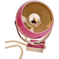 Vintage Wandlamp Paarse Bollamp Jaren 70 Bollampje