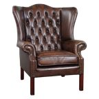 Waanzinnig Gekleurde Chesterfield Oorfauteuil, Wingchair thumbnail 1