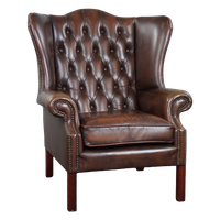 Waanzinnig Gekleurde Chesterfield Oorfauteuil, Wingchair