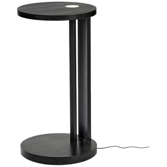 Serax Bijzettafel Hoog Met Led Verlichting Beuken Zwart Aura 1