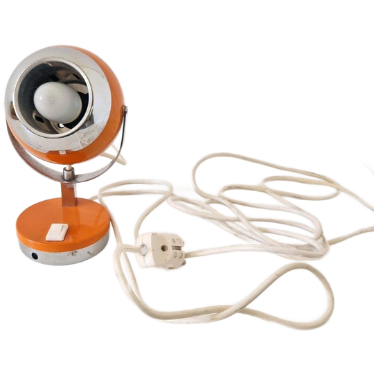 Oranje Eyeball Lampje Eyball Light Oranje Lamp Bollamp 1