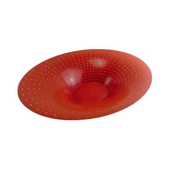 Alessi - Francesca Amfitheatrof - Red Perforated Fruit Bowl - 2000 1